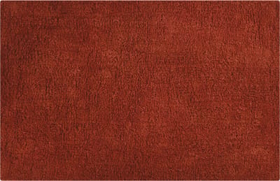 MSV Badkamerkleedje/badmat tapijtje - voor op de vloer - terracotta - 40 x 60 cm - polyester/katoen