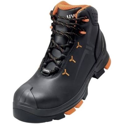 uvex 2 6503249 Hoge veiligheidsschoenen ESD S3 Schoenmaat (EU): 49 Oranje, Zwart 1 paar