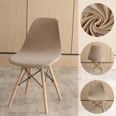 Housse de Chaise Couleur Unie Stretch Sans Manches Housses de Chaise Haute Qualité Élastique Housse de Siège de Salle à Manger Pour Mariage Hôtel Banquet 1 Pcs Chair cover