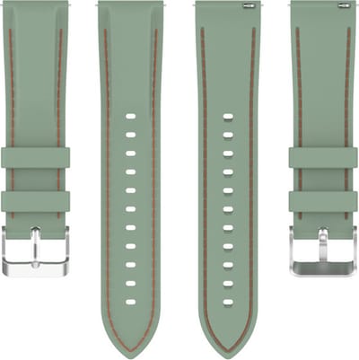 Siliconen bandje - geschikt voor Samsung Galaxy Watch 7 / Watch FE / Watch 6 (Classic) / Watch 5 (Pro) / Watch 4 (Classic) / Watch 3 41 mm / Active / Active 2 / Watch 42 mm - zacht groen