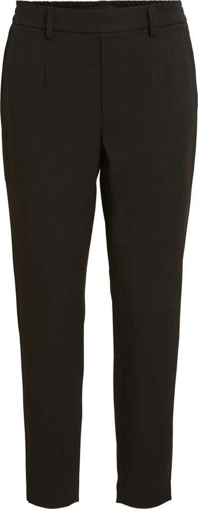Object zwarte dames broek   Slim Fit   Steekzakken   Elastische boord   Duurzaam   Regular waist Zwart 34