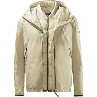 Jack Wolfskin 2in1 Packable Heren Cream Jas