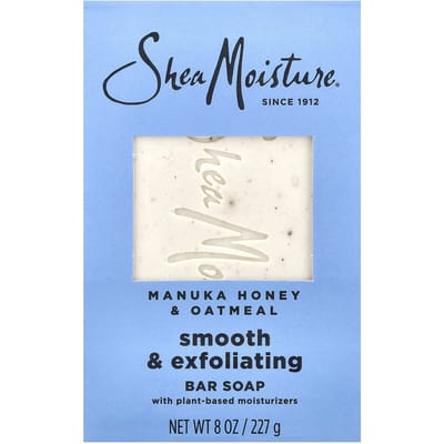 SheaMoisture, Gladmakende & Exfoliërende Zeepreep, Manuka Honing en Havermout, 8 oz (227 gr) gray