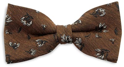 Sir Redman - Strikken - strik Flower Finesse brown - reebruin / zwart / wit