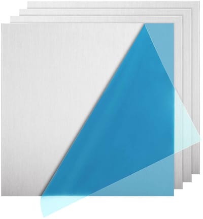Aluminium Plaat - Aluminiumfolie Metaal - Bouw en Reparatie - 6061 T6 Legering - 15.2 x 15.2 x 0.3 cm