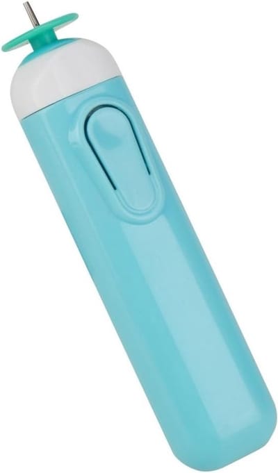 Elektrische Curling Pen voor Quilling en Scrapbooking - Creatieve Papercraft Tool in Blauw, Ideaal voor Knutselen en Tekeningen