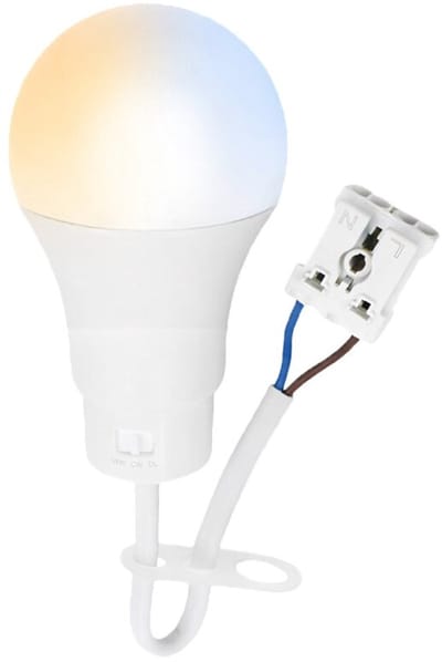 LED verhuislamp 10W 1100lm CCT 3000/4000/6500K met steekklem (bouwlamp / renovatielamp) | Geen fitting | Warm Wit-Koel Wit-Daglicht | 10 watt | 25.000 Branduren