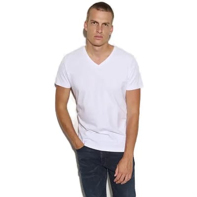 V-hals T-shirt Casual Friday lincoln