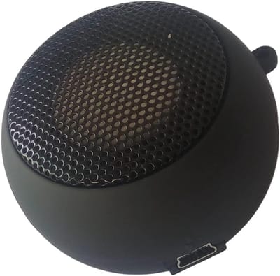longziming -Mini Bluetooth-luidspreker - Draagbare luidspreker - Compact ontwerp met ingebouwde audiokabel en oplaadbare batterij - 1 stuk - Zwart