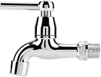 Dailygoods- Waterkraan Gemaakt van ABS - Keukenkraan - Wasmachinekraan - Badkamerkraan - Gootsteenkraan - Verchroomd oppervlak - Kraan