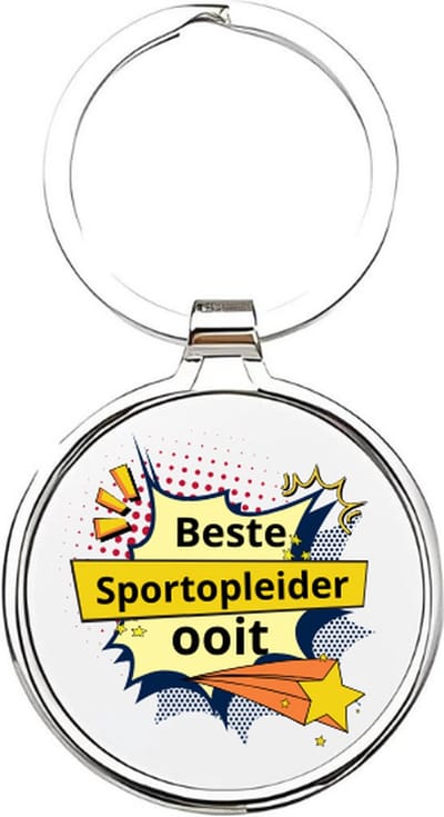 Akyol - de beste sportopleider ooit Sleutelhanger - Sport - de beste sportopleider - sportopleider - docent - sport lesgeven - werk - collega - beste ooit - cadeau - verjaardag - kado - geschenk - gift - verrassing - welkomst cadeau - 4 x 7,5 CM