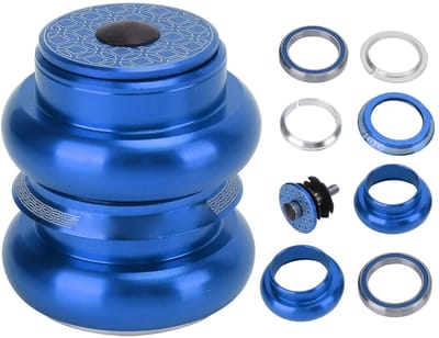 Allecto - Fiets Headset - Aluminium Headset met Dubbele Lagers - 34mm Formaat - Voor Mountainbike en Racefiets - Betrouwbare prestaties - Geschikt ...