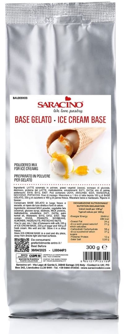 Saracino IJsbasis Mix 300g
