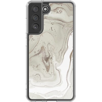 imoshion Hoesje - Geschikt voor Samsung Galaxy S21 FE - Design hoesje - Sandy Marble
