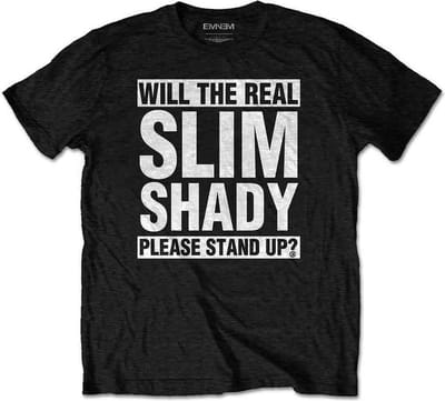 Eminem - The Real Slim Shady Heren T-shirt - M - Zwart