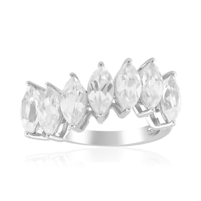 Cavill - Zilveren Ring 925 met 3.39ct Tanzanische Zirkonen - Marquise Slijpsel - Prong Zetting - Elegante Dames Ring - Melo Essence