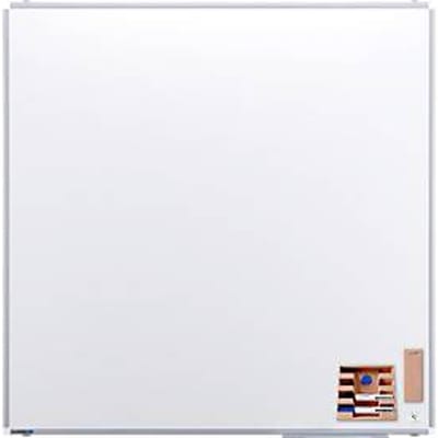 Legamaster PREMIUM PLUS-whiteboard, hoogte 1200 mm, breedte 1200 mm, met opbergbakje/2 stiften/bordwisser/stifthouder/magneet