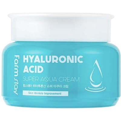 FARM STAY Acide Hyaluronique Super Aqua Crème 100ml (3 Options) 1pcs white