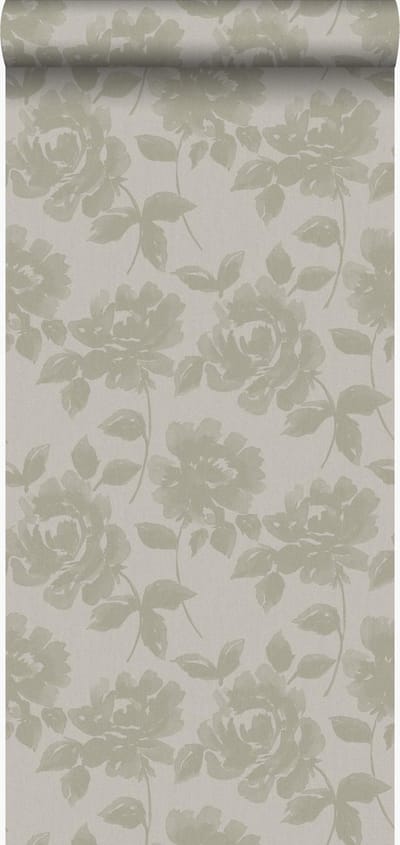 Origin Wallcoverings behang rozen lichtbruin - 53 cm x 10.05 m - 347027