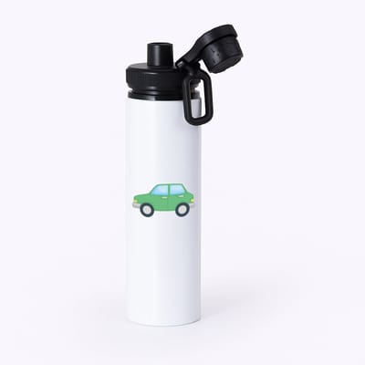 Hacebo® - Auto's waterfles met draaidop zwart - Auto - Autoliefhebbers - Autosport - motorsport - water fles - 850ML
