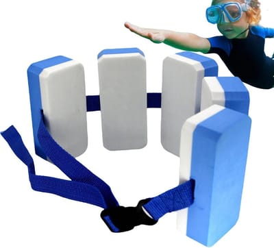 Zwemgordel Kinderen - Zwemhulp Beginners - Water Training - Beginvriendelijk Ontwerp - 22.5 x 15.5 x 7.5 cm - Blauw