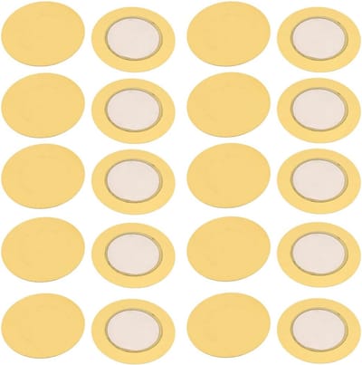 Piezo Discs - Keramische Triggers - Elektronische Projecten - Koperen Contacten - 35mm Diameter