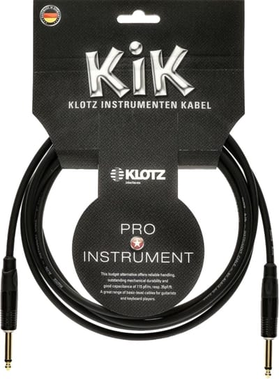Klotz KIKKG1.5PPSW instrumentkabel 1,5 m - Instrumentenkabel