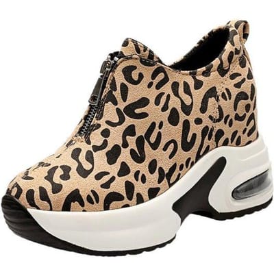 Baskets pour femmes à plateforme Chaussures pour femmes Décontracté Femme Compensée Chaussures de basket Tennis Féminin Épais Entraîneurs d'automne pour femmes 35 beige
