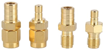 Allecto - naar SMA Adapter - RF Adapterconnector Set - Betere DAB Radio Antenne Ontvangst - 4 Soorten - Geschikt voor Liefhebbers - Compact en ...