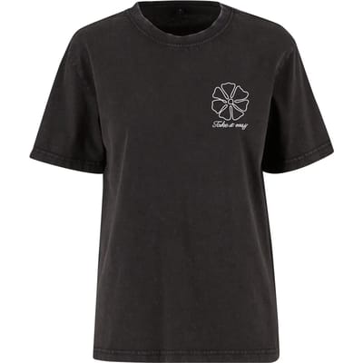 Dames-T-shirt Miss Tee One Line Flowers