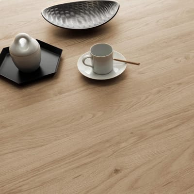 Uittrekbare Eettafel Hout – HomeByNicole “Emma Deluxe” 140-220x90 cm – Industriële Eettafel Wild Eiken met Zwarte Gekruiste Poten – Uitschuifbare Tafel voor 6 tot 10 Personen – Made in Italy – Moderne Design Tafel