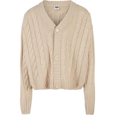 Urban Classics - Boxy Cardigan - M - Groen