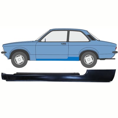 Volledige dorpel voor Opel Kadett C 1973-1979 / Links