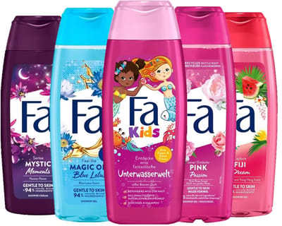 Fa Douchegel Try Out - Mystic Moments / Magic Blue Lotus / Kids Mermaid / Pink Passion / Fiji