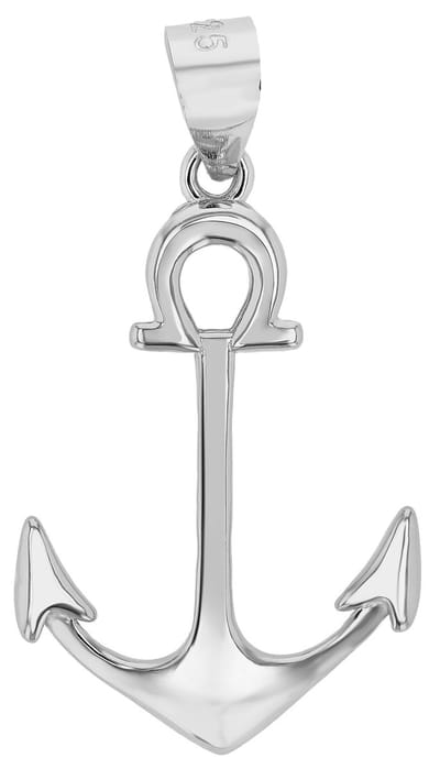 AKZENT Akzent Unisex Hanger "Nahid" aus 925 Sterlingzilver, gerhodineerd, langlebig