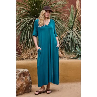 DIDI Dames Loose dress Amore Green heron maat 38/40