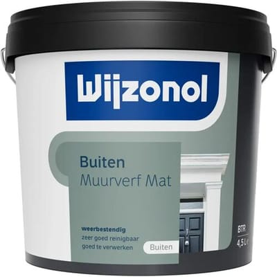 Wijzonol Muurverf voor buiten - Mat