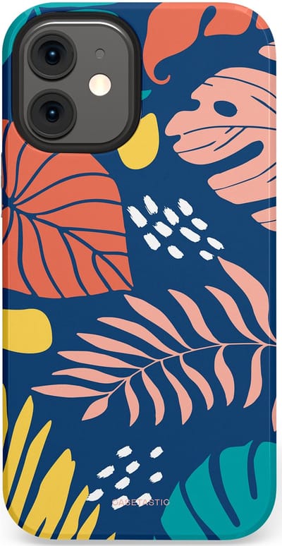 Casetastic Hoesje Geschikt voor Apple iPhone 12 Mini - Stijlvolle Beschermende Duo-layer Case - Zwoele avond
