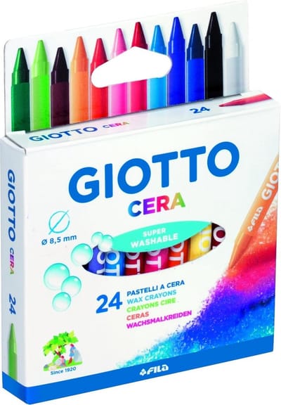 Giotto Cera Wax Crayons 24 pcs BL