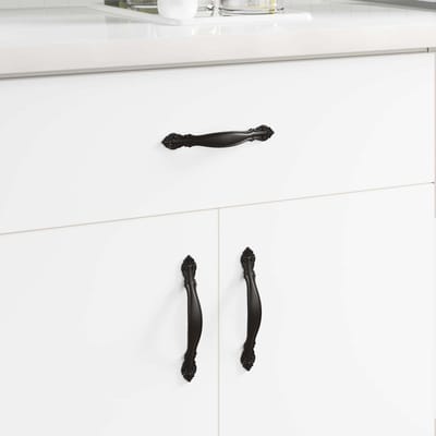 vidaXL - Handvat - 968 - st - Zwart - Zinklegering