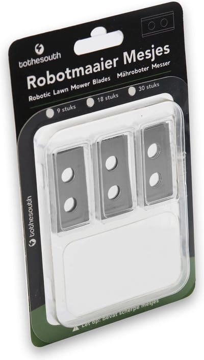 To the South® Robotmaaier mesjes staal geschikt voor PARKSIDE Smart (Lidl Robotmaaier) - Let op: exclusief schroefjes - 3 stuks