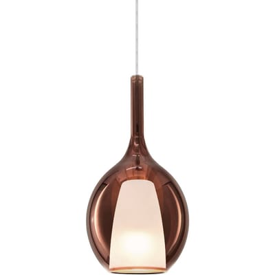 Ideal Lux hanglamp Kalique 2, koperkleurig, Ø 18 cm