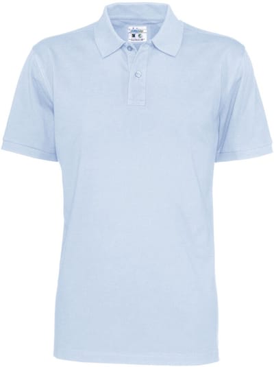 Cottover POLO PIQUE MAN - GOTS GECERTIFICEERD 141006 - Lichtblauw - L