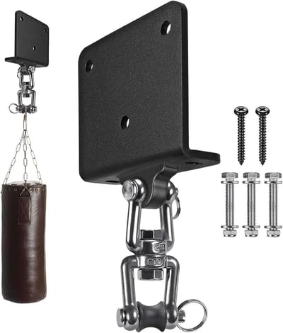 Bokszak Ophangsysteem - Bokszak Montage - Fitness Training - 360 Graden Draaibaar - 10.5x9.5 cm - Enkel kenmerk