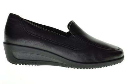 Ara Zürich - dames instapper - zwart - maat 37.5 (EU) 4.5 (UK)