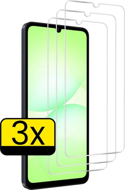 Screenprotector - Geschikt voor Samsung Galaxy A07 - 3 Stuks - Extra Sterk - Beschermglas - Gehard Glas - Tempered Glass - Screen Protector