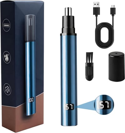Neustrimmer USB-oplaadbaar - LCD-display - Pijnloos - Voor mannen en vrouwen - ShopVlot