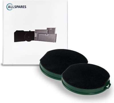 AllSpares Longlife Koolstoffilter (2st.) voor afzuigkappen geschikt voor Faber 112.0544.470 / FLL3 (Ø148mm)