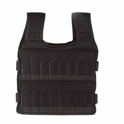 Dailygoods- Gewichtsvest 15 kg - Verstelbaar - Ademend Mesh - Krachttraining - Gewichtstraining - Geschikt voor 60-100 kg