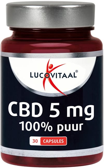 Lucovitaal CBD Cannabidiol 5 mg - 3 x 30 capsules - Voordeelverpakking